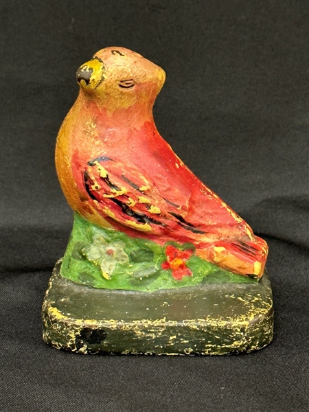 19th Century Cast Iron Cardinal Door Stop