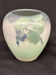Rookwood Vellum Vase With Blackberry Signed Margaret Helen McDonald