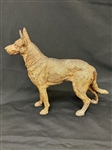 Hubley Cast Iron Door Stop German Shepherd