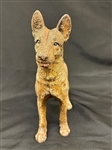 Hubley Cast Iron Door Stop German Shepherd