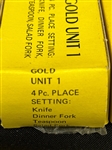 (8) Boxes Grace Chablis Gold Flatware