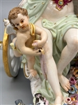 Meissen Porcelain Chariot With Venus and Cupids