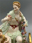 Meissen Porcelain Chariot With Venus and Cupids
