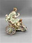 Meissen Porcelain Chariot With Venus and Cupids