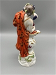 Meissen Figurine Boy With Grapes and Wine