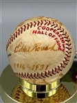 Hall of Fame Signed Baseball Jackie Robinson, Bill McKechnie, Ed Rousch, Warren Spahn, Jocko Conlon, Charlie Grimm Full JSA Certificate