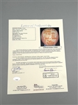 Hall of Fame Signed Baseball Jackie Robinson, Bill McKechnie, Ed Rousch, Warren Spahn, Jocko Conlon, Charlie Grimm Full JSA Certificate