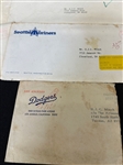MLB Fan Letters With Envelopes