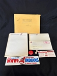 Group of Cleveland Indians Ephemera