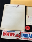 Group of Cleveland Indians Ephemera