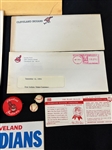 Group of Cleveland Indians Ephemera
