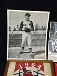 Group of Cleveland Indians Photos and Scorecards 1960's
