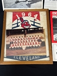 Group of Cleveland Indians Photos and Scorecards 1960's