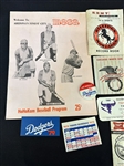 Group of MLB Baseball Ephemera Different Teams