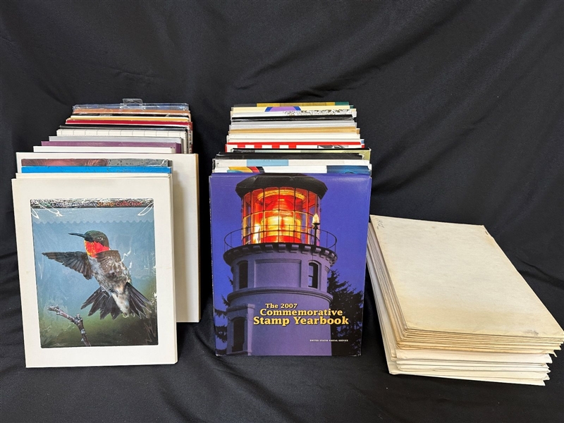 1972-2021 U.S. Commemorative Stamp Yearbooks With Stamps