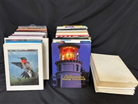 1972-2021 U.S. Commemorative Stamp Yearbooks With Stamps