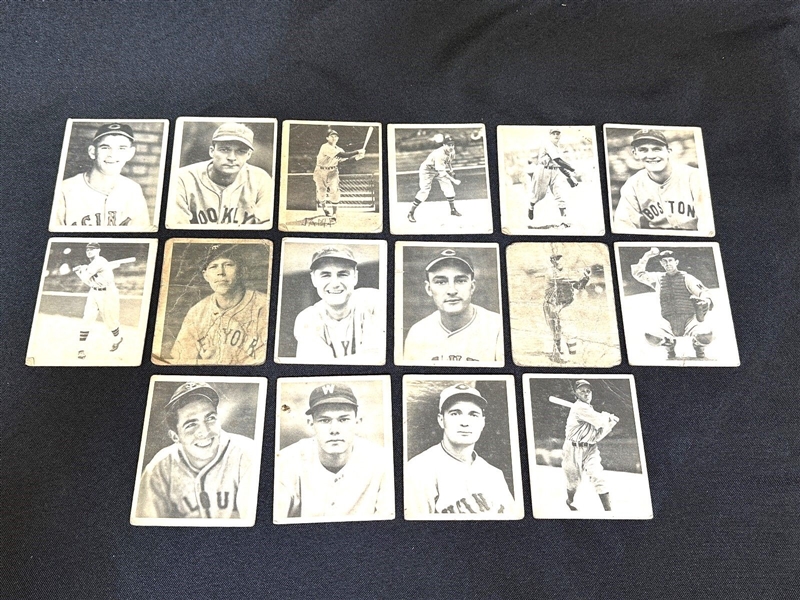 (16) 1939 Playball Baseball Cards