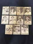 (11) 1940 Playball Baseball Cards
