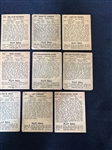 (11) 1940 Playball Baseball Cards