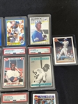 (19) Ken Griffey Jr. Baseball Cards 11 Graded