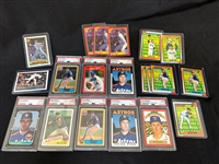 (20) Nolan Ryan Baseball Cards 8 Graded 