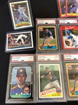 (20) Nolan Ryan Baseball Cards 8 Graded 