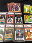 (20) Nolan Ryan Baseball Cards 8 Graded 