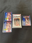 (4) Michael Jordan Basketball Cards