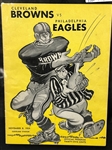 1959 Cleveland Browns Game Program