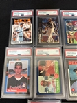 (22) PSA Graded MLB Baseball Cards