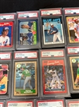 (22) PSA Graded MLB Baseball Cards