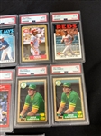 (22) PSA Graded MLB Baseball Cards
