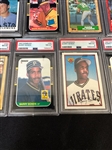 (22) PSA Graded MLB Baseball Cards