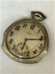 Elgin 12S 17 Jewel 1928 White Gold Filled Pocket Watch