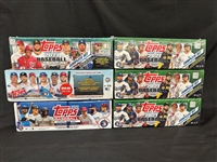 (6) Topps Baseball Factory Sealed Sets 2018 (Ohtani RC), 2021, 2022