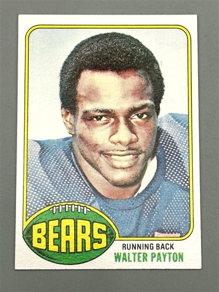 1976 Topps Walter Payton #148 Rookie Card High Grade Raw