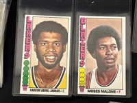 1976-77 Topps Basketball Near Set With Duplicates