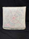 Multiple MLB Autographed Cushion Spring Training Including Joe DiMaggio, Cleveland Indians, 7 Other Teams