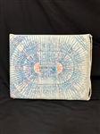 Multiple MLB Autographed Cushion 1981 Cactus League Spring Training Including HOFers, Cleveland Indians, 10 Other Teams