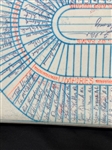 Multiple MLB Autographed Cushion 1981 Cactus League Spring Training Including HOF'ers, Cleveland Indians, 10 Other Teams