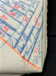 Multiple MLB Autographed Cushion 1980 Cactus League Spring Training Including HOF'ers, Cleveland Indians, 9 Other Teams.