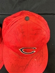 Pair of 1970-1971 Cleveland Indian Hats Signed by Team Members