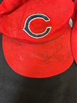 Pair of 1970-1971 Cleveland Indian Hats Signed by Team Members