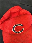 Pair of 1970-1971 Cleveland Indian Hats Signed by Team Members