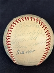 1960's Cleveland Indians Team Signed Baseball 