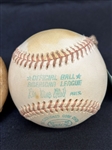 (4) American League Baseballs 