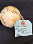 (4) American League Baseballs 