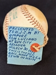 (4) American League Baseballs 