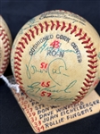 (2) Autographed San Diego Padres Baseballs 1980 Spring Training