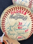 (2) Autographed San Diego Padres Baseballs 1980 Spring Training
